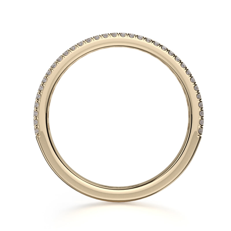 MICHAEL M 18k Yellow Gold Wedding Band R396BS-18Y