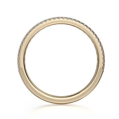 MICHAEL M 18k Yellow Gold Wedding Band R396BS-18Y