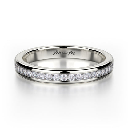 MICHAEL M Platinum Wedding Band R461SB-PT