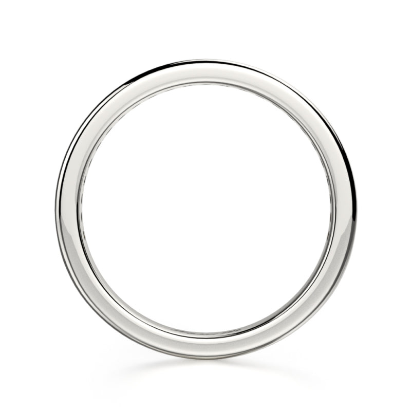 MICHAEL M 18k White Gold Wedding Band R461SB-18W