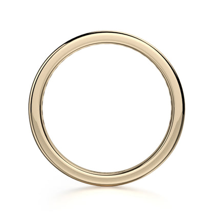 MICHAEL M 18k Yellow Gold Wedding Band R461SB-18Y