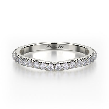 MICHAEL M Platinum Wedding Band R490B-PT