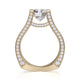 MICHAEL M 18k Yellow Gold Engagement Ring R302-2-18Y
