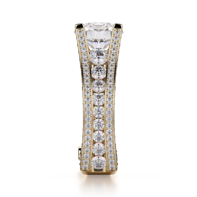 MICHAEL M 18k Yellow Gold Engagement Ring R302-2-18Y