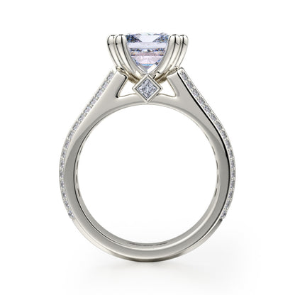 MICHAEL M Platinum Engagement Ring R401S-1-5-PT