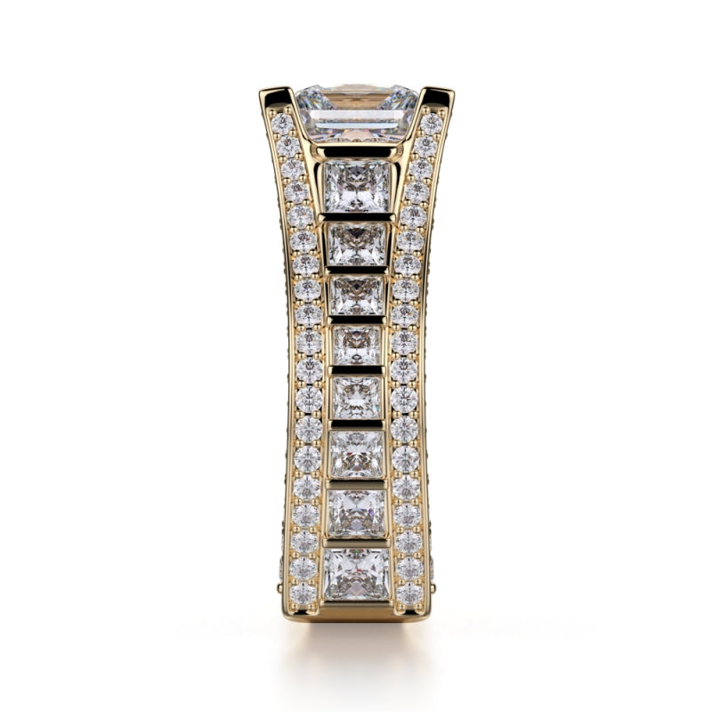 MICHAEL M 18k Yellow Gold Engagement Ring R424-2-18Y