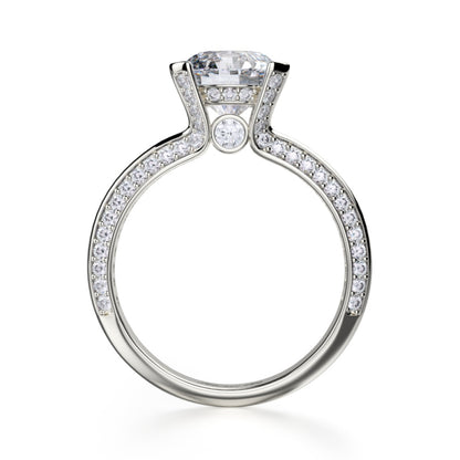 MICHAEL M Platinum Engagement Ring R457-2-PT