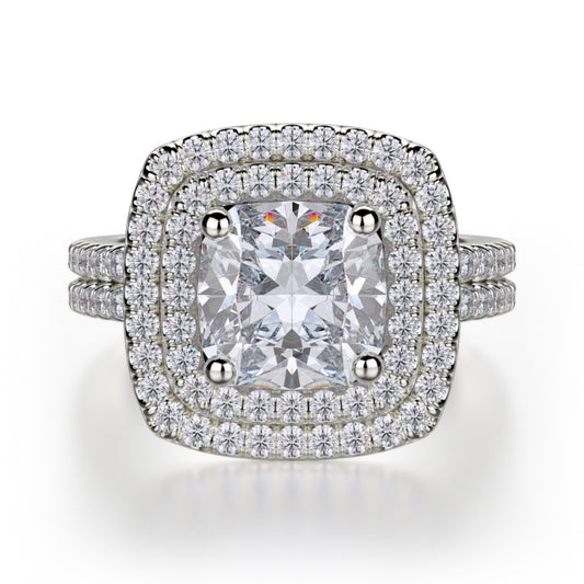MICHAEL M Platinum Engagement Ring R560-2-PT