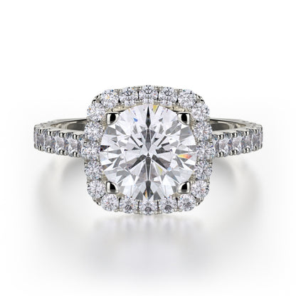 MICHAEL M Platinum Engagement Ring R614-2-PT