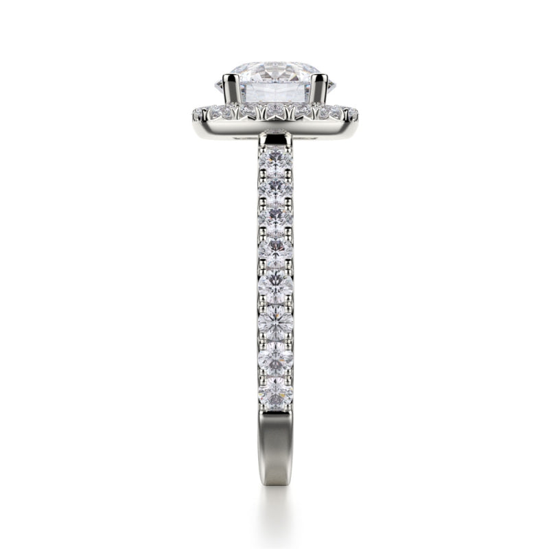 MICHAEL M Platinum Engagement Ring R614-2-PT
