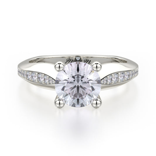 MICHAEL M Platinum Engagement Ring R651-1-PT