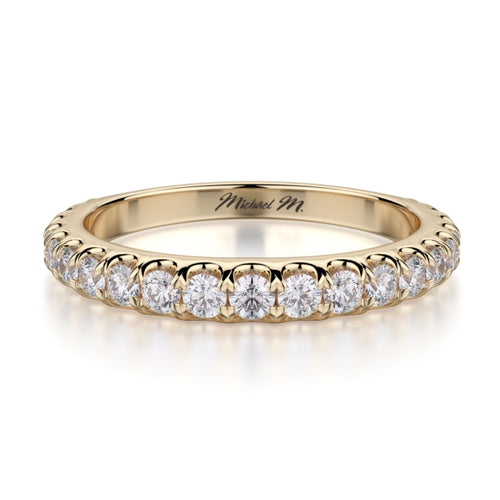 MICHAEL M 18k Yellow Gold Wedding Band R693B-18Y