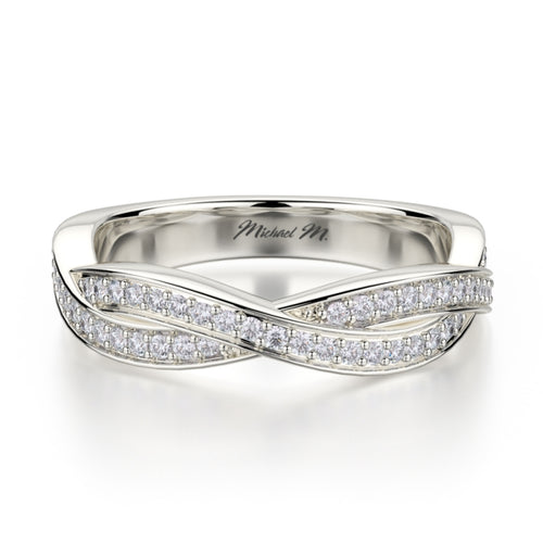 MICHAEL M Platinum Wedding Band R709B-PT
