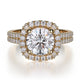 MICHAEL M 18k Yellow Gold Engagement Ring R688-1-18Y