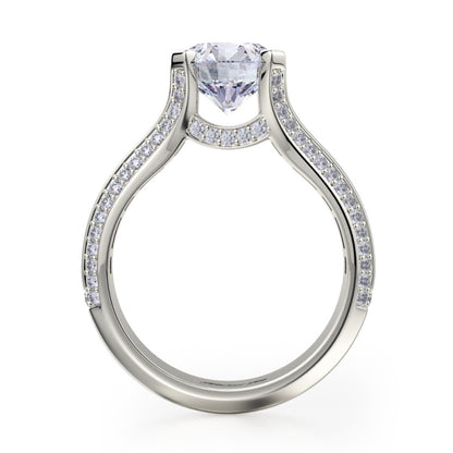 MICHAEL M Platinum Engagement Ring R690-2-PT