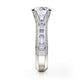 MICHAEL M 18k White Gold Engagement Ring R690-2-18W
