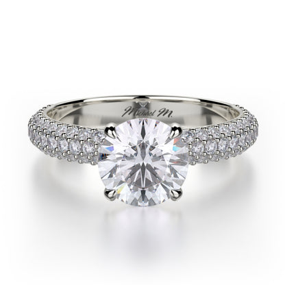 MICHAEL M Platinum Engagement Ring R699-1-5-PT