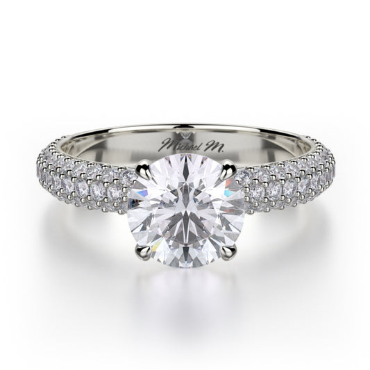 MICHAEL M Platinum Engagement Ring R699-1-5-PT