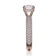 MICHAEL M 18k Rose Gold Engagement Ring R699-1-5-18R