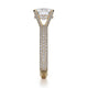 MICHAEL M 18k Yellow Gold Engagement Ring R702-2-18Y