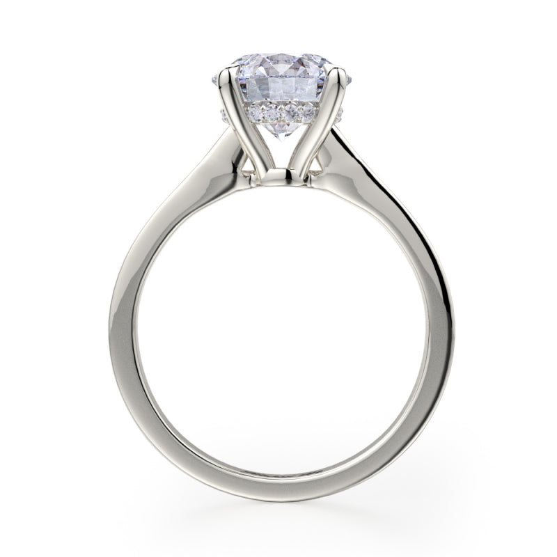 MICHAEL M 18k White Gold Engagement Ring R703-2-18W