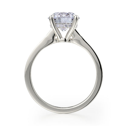 MICHAEL M 18k White Gold Engagement Ring R703-2-18W