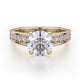 MICHAEL M 18k Yellow Gold Engagement Ring R705-2-18Y