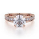 MICHAEL M 18k Rose Gold Engagement Ring R705-2-18R