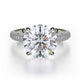 MICHAEL M 18k White Gold Engagement Ring R707-3-18W