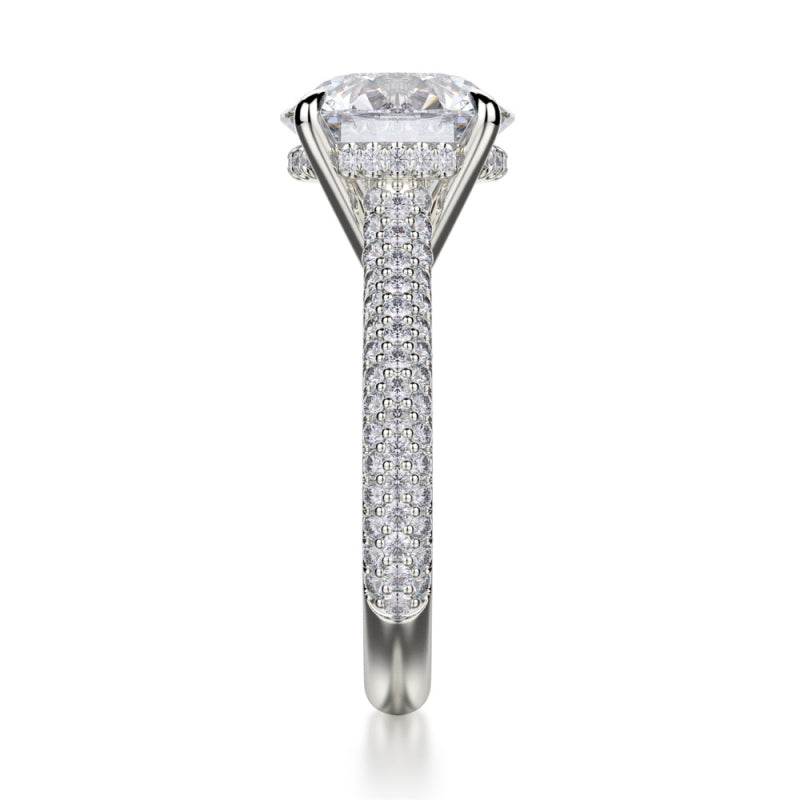 MICHAEL M 18k White Gold Engagement Ring R707-3-18W