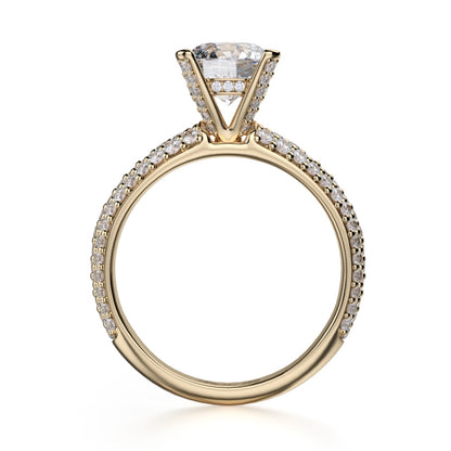 MICHAEL M 18k Yellow Gold Engagement Ring R710-1-5-18Y