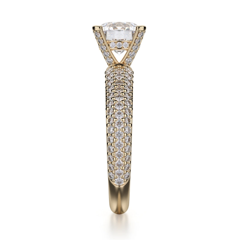 MICHAEL M 18k Yellow Gold Engagement Ring R710-1-5-18Y