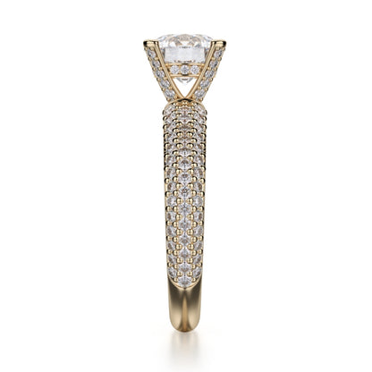 MICHAEL M 18k Yellow Gold Engagement Ring R710-1-5-18Y