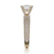 MICHAEL M 18k Yellow Gold Engagement Ring R710-1-5-18Y