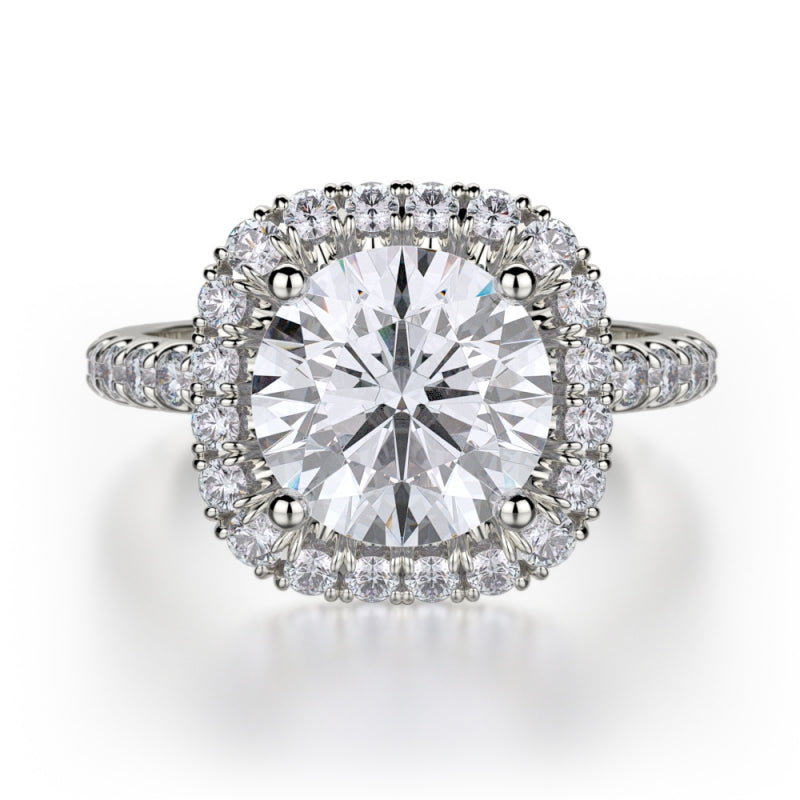 MICHAEL M 18k White Gold Engagement Ring R660-2-18W