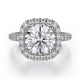 MICHAEL M 18k White Gold Engagement Ring R660-2-18W
