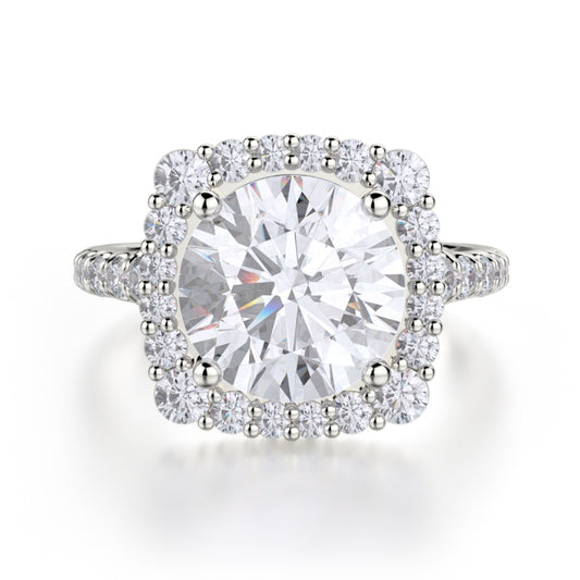 MICHAEL M Platinum Engagement Ring R698-2-PT