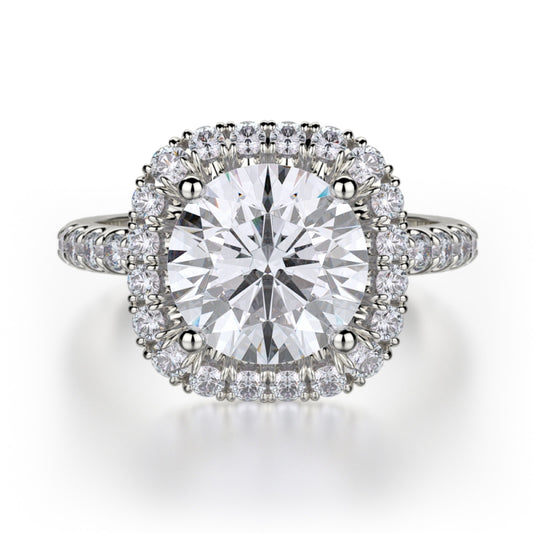 MICHAEL M Platinum Engagement Ring R660-2-PT