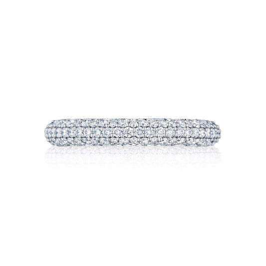 Tacori 18k White Gold Starlit Diamond Wedding Band (1.45 CTW)