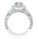 Goldman 14k White Gold 0.50ct Diamond Semi Mount Engagement Ring