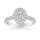 Genesis Classic Oval Halo Diamond Engagement Ring