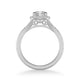 Farrah Vintage Round Halo Diamond Engagement Ring