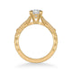 Angelina Vintage Side Stone Diamond Engagement Ring