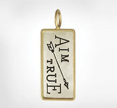 Original Framed ID Tag Charm