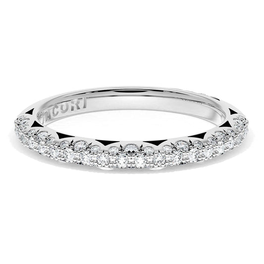 Pav������ Diamond Wedding Band, 2.4mm