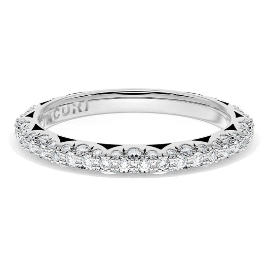 Pav������ Diamond Wedding Band, 2.4mm