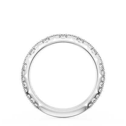 Pav������ Diamond Wedding Band, 2.4mm