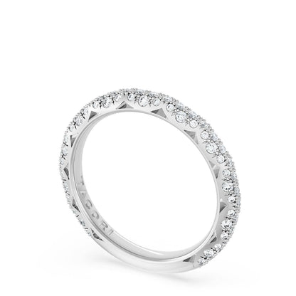 Pav������ Diamond Wedding Band, 2.4mm