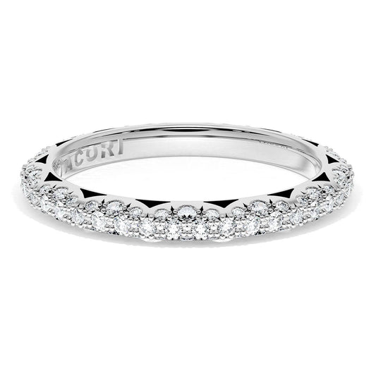 Pav������ Diamond Wedding Band, 2.4mm