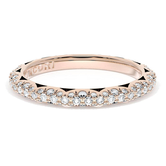 Pav������ Diamond Wedding Band, 2.4mm